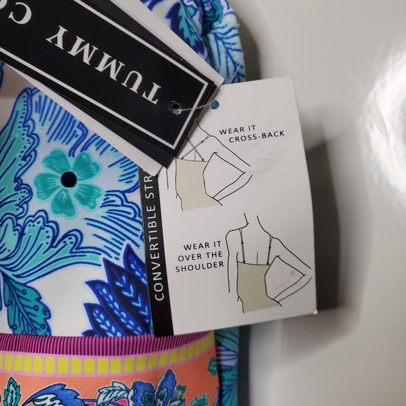 NWT LA BLANCA Santorini Multi Strap Cross Back One Piece Swimsuit Strappy Sz 16 - Picture 7 of 10